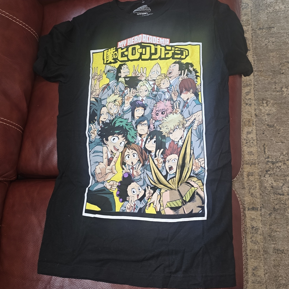 My Hero Academia Black Graphic T-Shirt